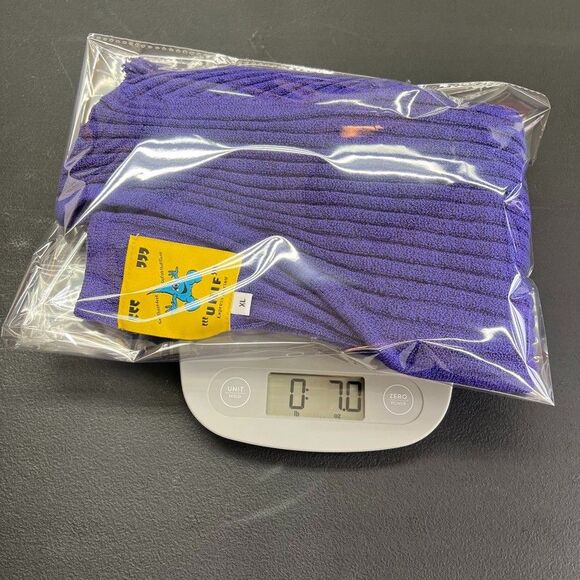 Unif Long Sleeve Violet Purple Ribbed Knit Cropped Cardigan Sweater Womens XL - Picture 13 of 13